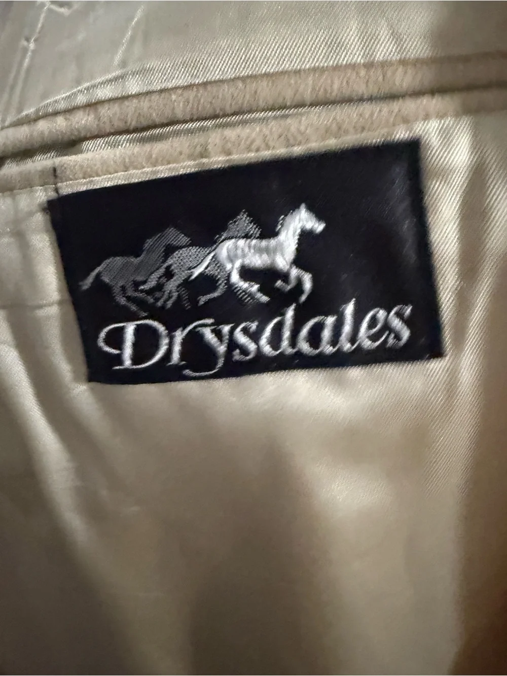 Vintage Drysdales Ultrasuede Western Blazer 42R Made in USA Cowboy Jacket Ranch